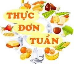 Thực đơn bán trú tuần 8